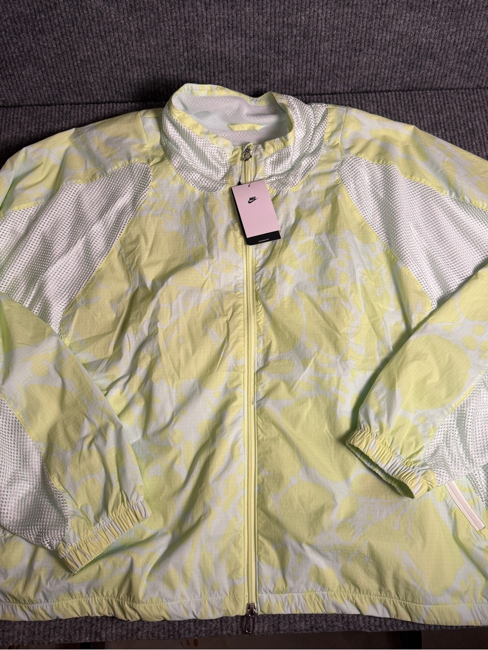 NWT Nike Project F.R.O.G. Gooey Track Jacket Barely Volt Yellow 4XL
